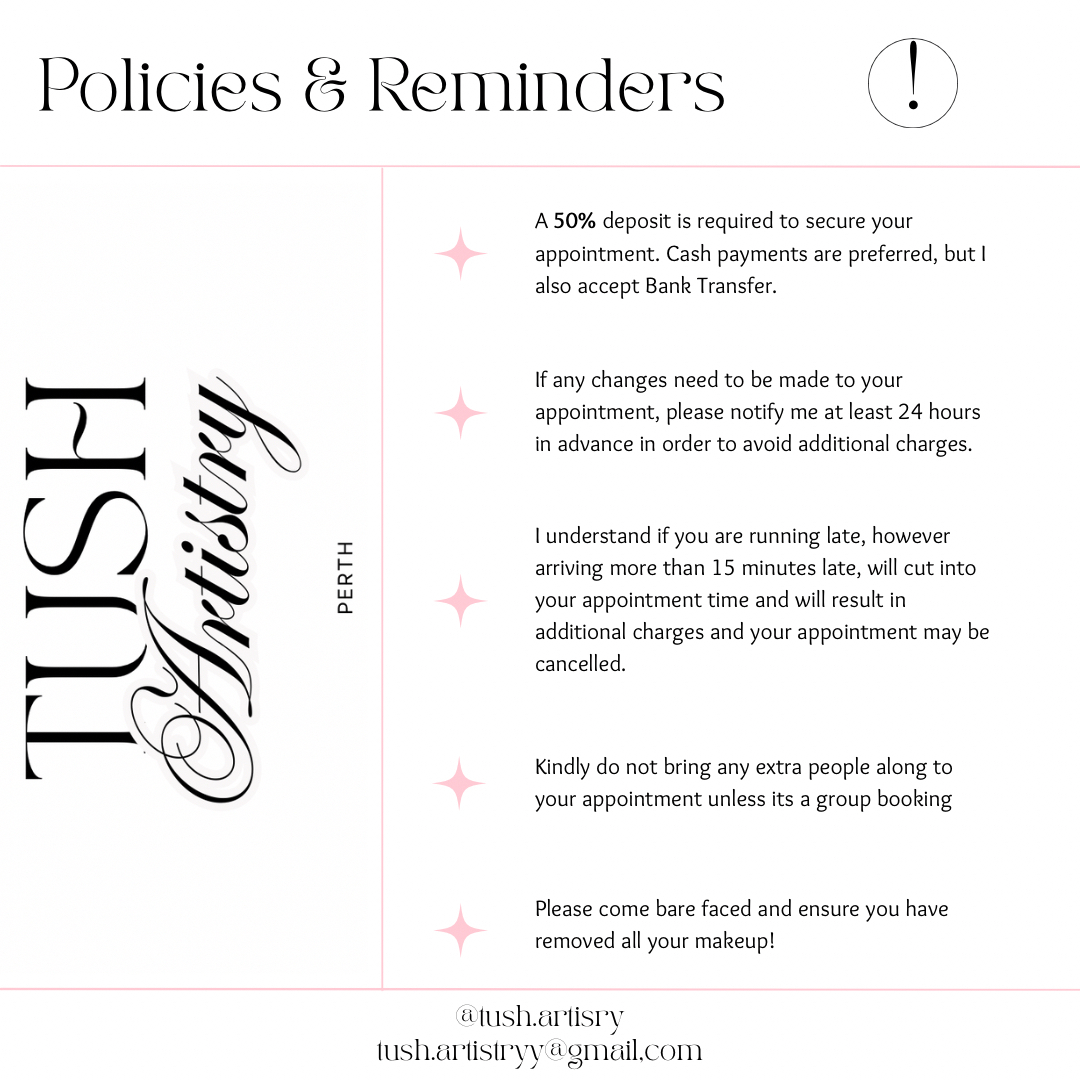 Policies and Reminders